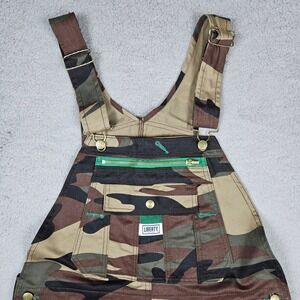 Liberty (Men's 34x32) Camo Bib Overalls Woodland Hunting Workwear Utility 3978